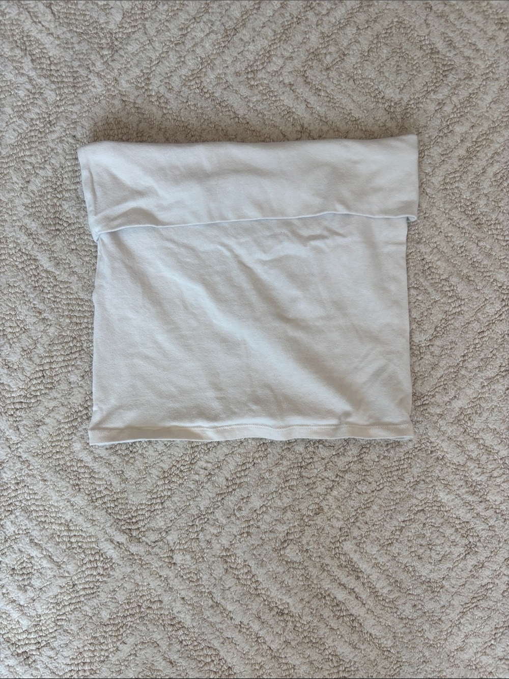 American Eagle Outfitters Girls White Stretch Tube Top